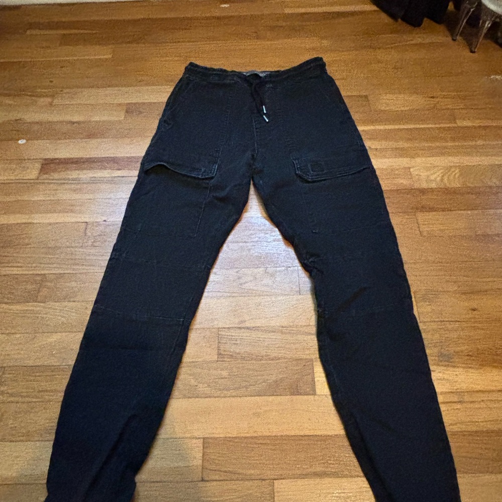 Primark Black Cargo Pants Essential Style